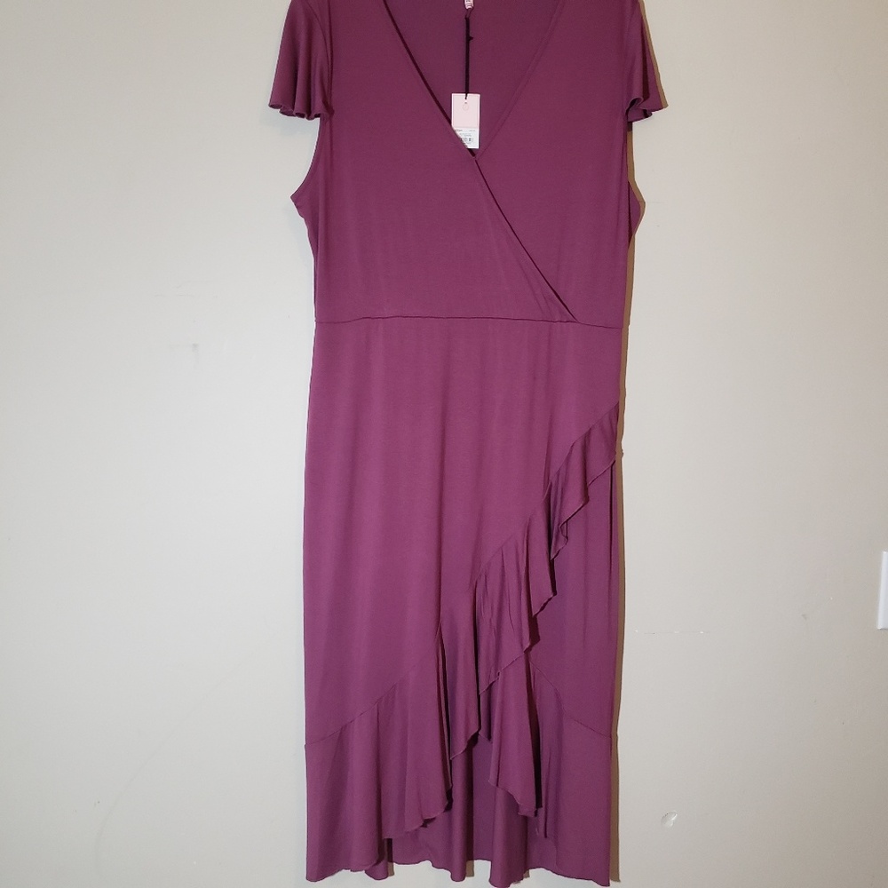 Juicy Couture Wine color Wrap Dress